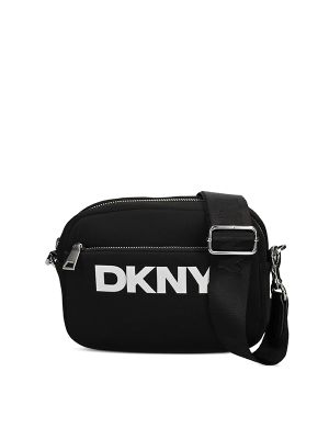 DKNY Logo-Print Cross Body Bag