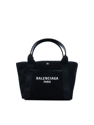 Balenciaga Small Biarritz Logo-Print Tote Bag