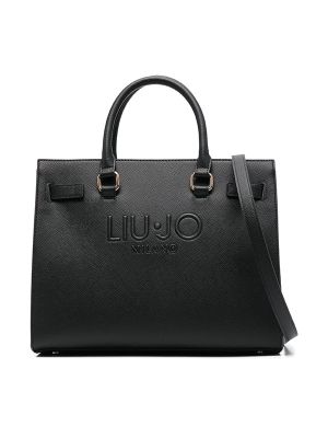 LIU JO Embossed-Logo Tote Bag