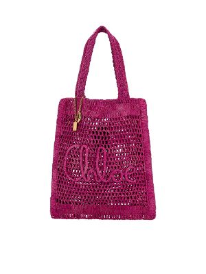 Chloe Logo Banana Tote Bag