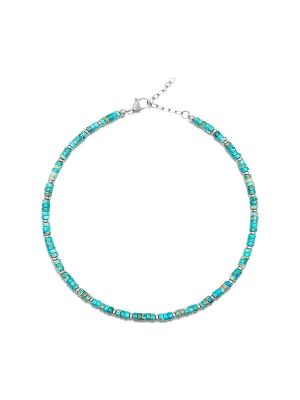 Nialaya Turquoise Choker Necklace
