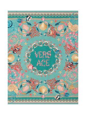 Versace Underwater Barocco Silk Scarf