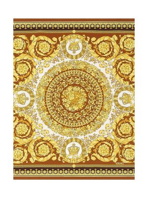 Versace Barocco-Print Silk Scarf