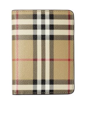 Burberry Checkered Passport Holder