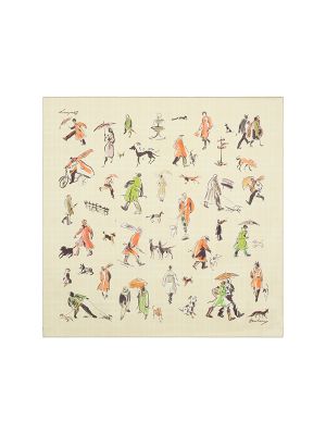 Burberry Paws On Parade Silk Scarf