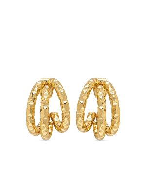 Nialaya Triple Hoop Earrings