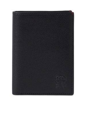 Brunello Cucinelli Logo-Embossed Leather Wallet
