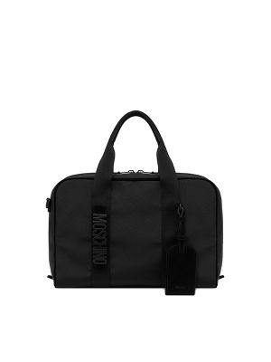 Moschino Logo-Plaque Laptop Bag