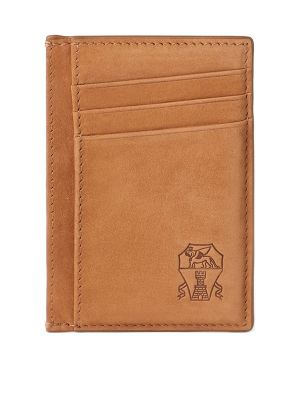 Brunello Cucinelli Embossed Leather Card Holder