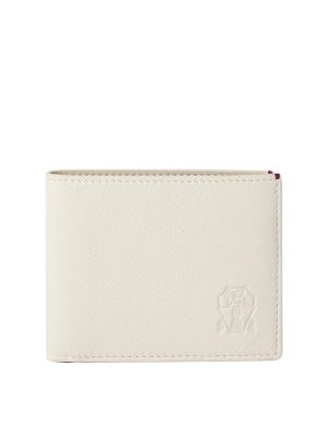 Brunello Cucinelli Logo-Debossed Leather Wallet