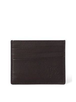 Brunello Cucinelli Embossed Leather Cardholder