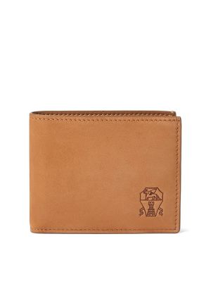 Brunello Cucinelli Logo-Embossed Bi-Fold Wallet