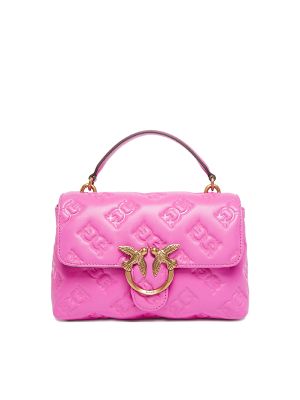 Pinko Quilted Logo-Embellished Tote Bag