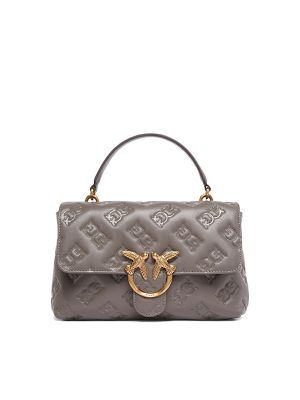 Pinko Love Birds Debossed Satchel