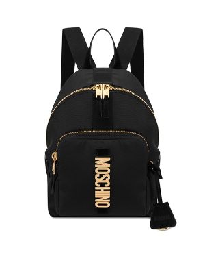 Moschino Logo-Plaque Backpack