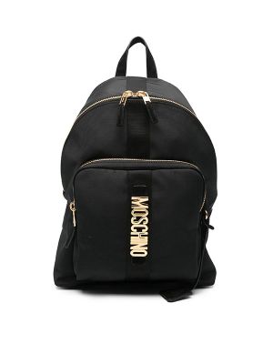 Moschino Logo-Plaque Backpack