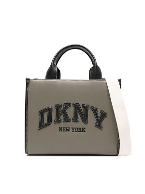 DKNY Medium Hadlee Logo-Embroidered Tote Bag