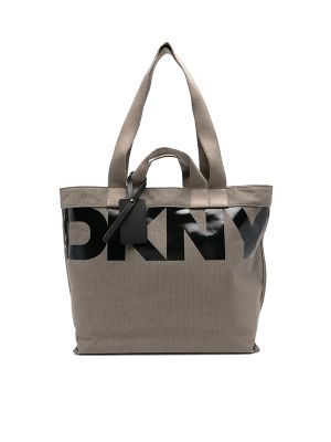 DKNY Large Logo-Print Tote Bag