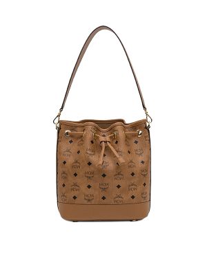 MCM Medium Monogram Bucket Bag