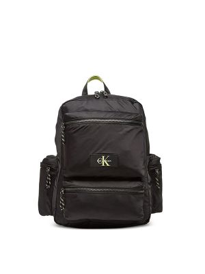 Calvin Klein Logo-Plaque Multi-Pocket Backpack