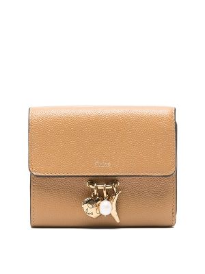 Chloe Charm-Detail Leather Wallet