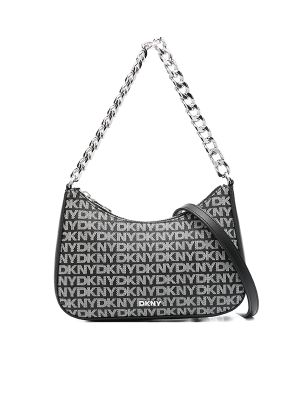 DKNY Small Jenna Logo-Plaque Chain Cross Body Bag