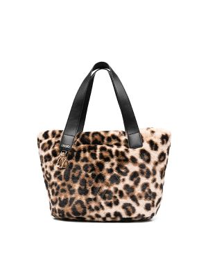 LIU JO Leopard-Print Top-Handle Tote Bag