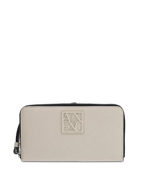 Armani Exchange Zip-Around Wristlet Wallet