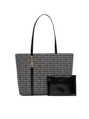 DKNY Logo-Plaque Tote Bag