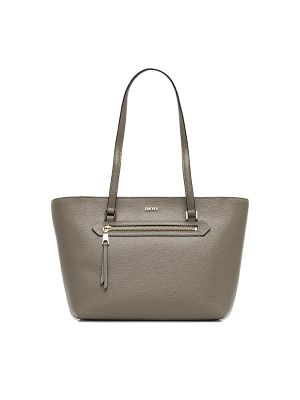 DKNY Medium Logo-Plaque Tote Bag