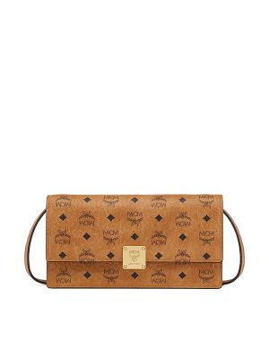 MCM Visetos Crossbody Clutch Bag