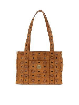 MCM Visetos Monogram School Tote