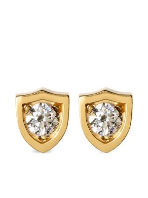 Burberry Shield Cubic Zirconia Stud Earrings