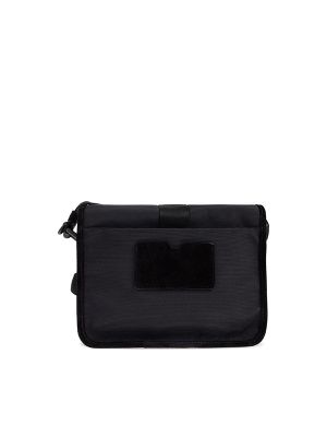 Moschino Logo-Plaque Buckled Shoulder Bag