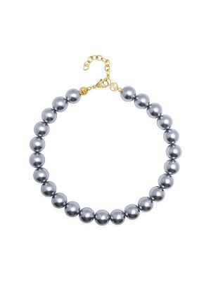 Nialaya Chunky Pearl Choker Necklace