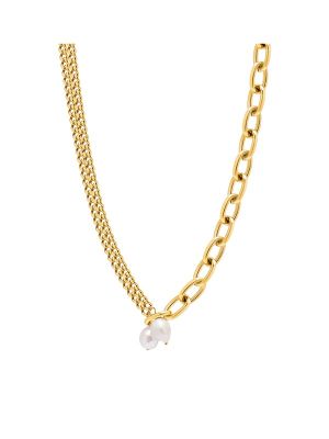 Nialaya Transformer Pearl Necklace