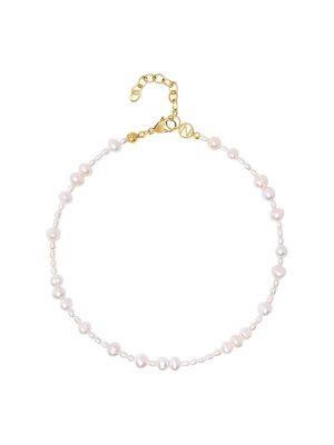 Nialaya St. Tropez Pearl Choker Necklace