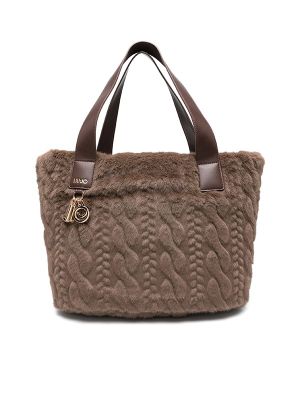LIU JO Cable-Knit Tote Bag