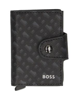 Boss Monogram-Patterned Cardholder