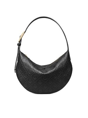 Tory Burch T Monogram Balloon Small Pebble Shoulder Bag