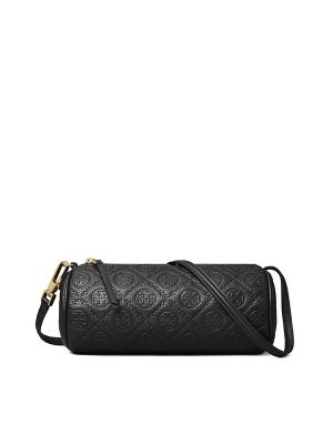 Tory Burch T Monogram Pebble Cylinder Bag