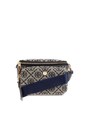 Tory Burch Logo-Monogram Zipped Mini Bag