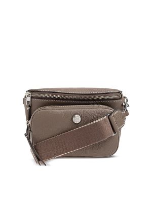 Tory Burch Mini Pebbled-Leather Belt Bag