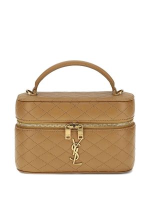 Saint Laurent Gaby Quilted-Leather Vanity Bag