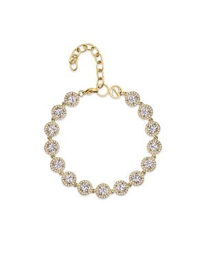 Nialaya Zirconia-Embellishment Bracelet