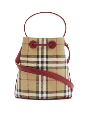 Burberry Mini Check Bucket Bag