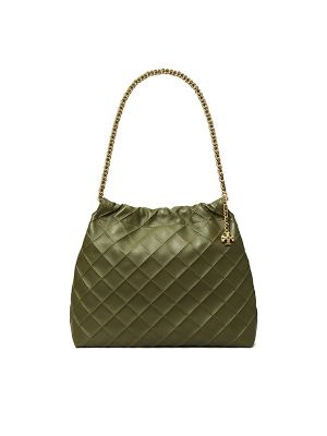Tory Burch Fleming Quilted Tote Bag
