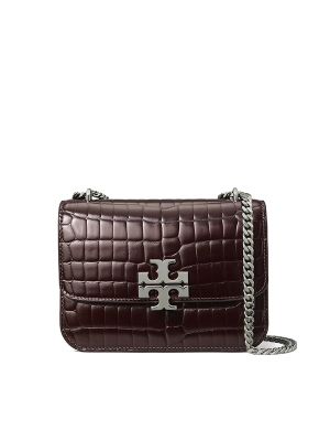 Tory Burch Small Eleanor Croc-Embossed Shoulder Bag