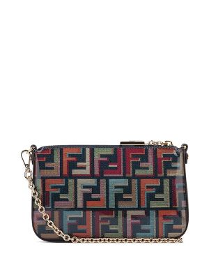 Fendi Baguette Chain-Strap Clutch Bag