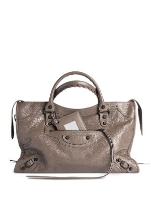 Balenciaga Le City Leather Leather Tote Bag